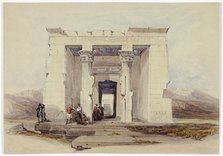 The Temple of Dendour, Nubia (Dendorack, Upper Egypt), 1840/50. Creator: Possibly after David Roberts.