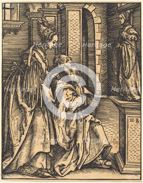 Solomon's Idolatry, 1519. Creator: Hans Burgkmair, the Elder.