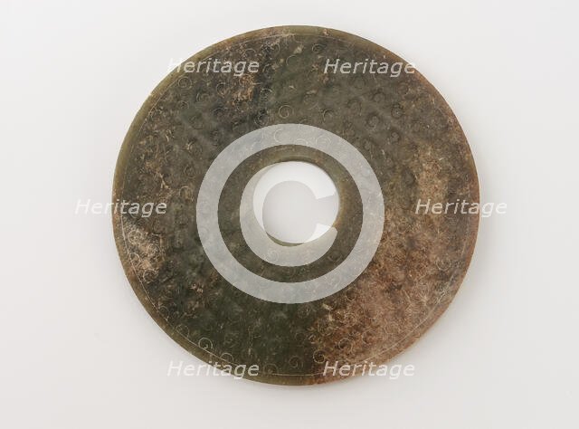 Disk (bi), Eastern Zhou to Western Han dynasty, 3rd century BCE. Creator: Unknown.