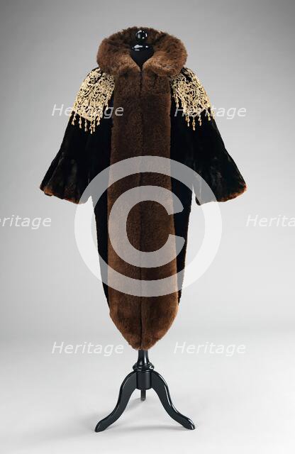 Evening mantle, French, ca. 1887. Creators: House of Worth, Charles Frederick Worth.