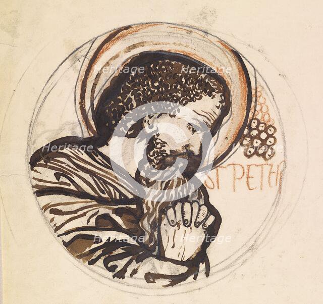 St Peter, 1861-62. Creator: Sir Edward Coley Burne-Jones.