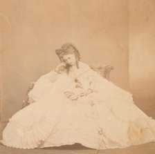 Le peignoir plisié, 1860s. Creator: Pierre-Louis Pierson.