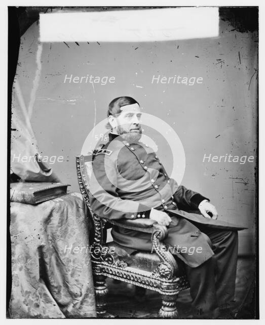 General Julian ?, US Army, between 1860 and 1875. Creator: Unknown.