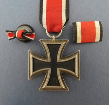 Iron Cross 2nd Class with Ribbon and Button, 1939.