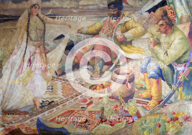 Stepan Razin', end of 19th - early 20th century. Creator: Kustodiev, Boris Michaylovich (1878-1927).