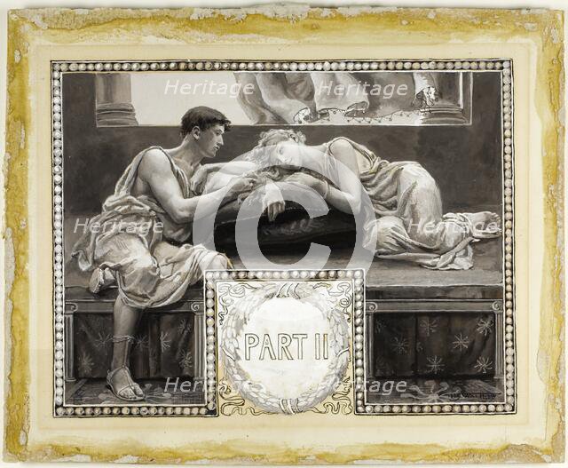 They Were Enthroned, in the Eventide, Upon a Couch - Head-Piece, Part II, 1885. Creator: Will H. Low.