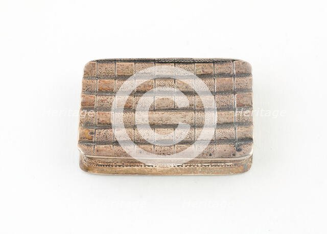 Vinaigrette, Birmingham, c. 1816/17. Creator: Joseph Willmore.