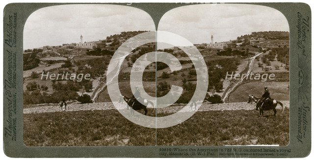 Samaria, south-west Palestine, 1900s.Artist: Underwood & Underwood