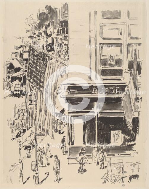 Lafayette Street, 1918. Creator: Frederick Childe Hassam.