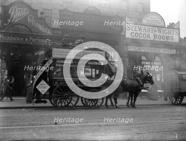 Euston Road, Camden, London, 1912. Artist: Anon