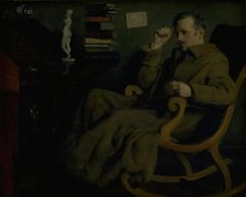 The Artist Pondering, 1887. Creator: Axel Helsted.