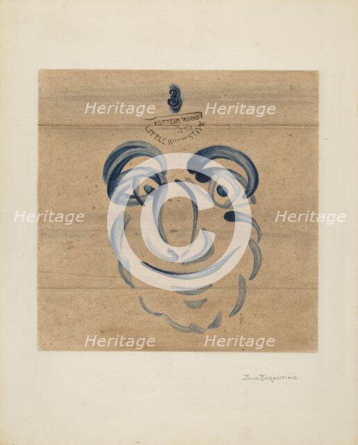 Crock, c. 1940. Creator: John Tarantino.