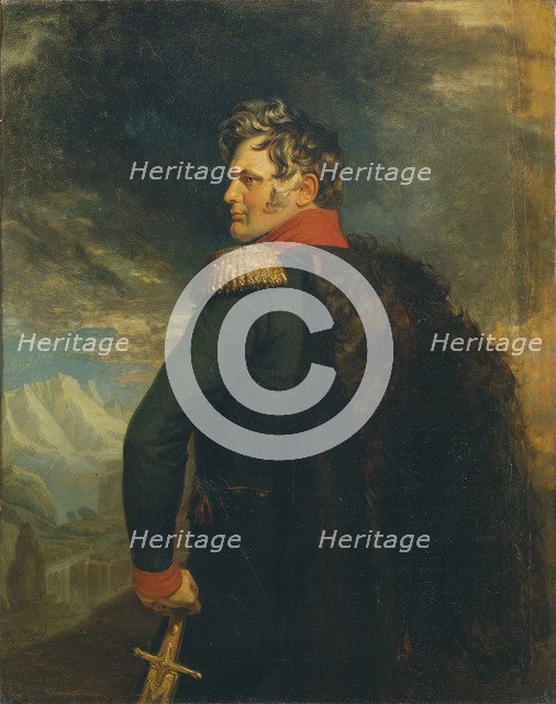Portrait of the commander-in-chief of the Russian Army on the Caucasus Aleksey Yermolov (1777-1861).