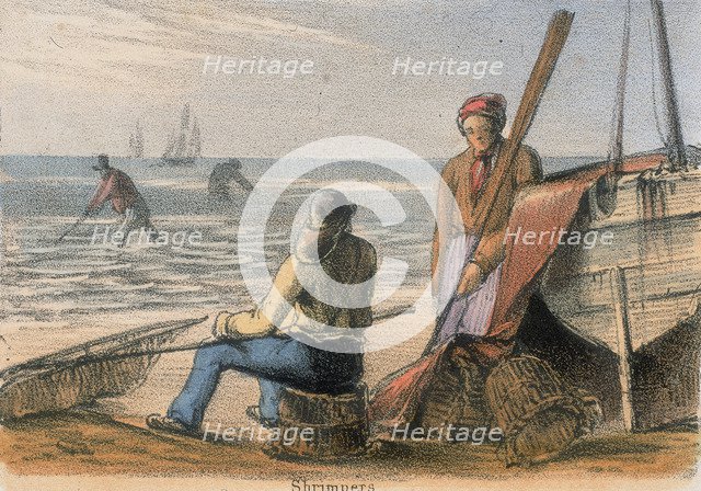 'Shrimpers', c1845. Artist: Benjamin Waterhouse Hawkins