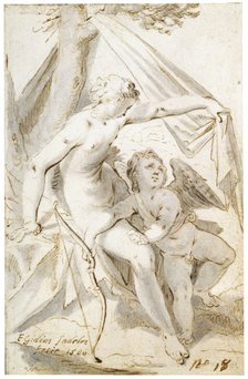 'Venus and Cupid', 1600.  Artist: Aegidius Sadeler II