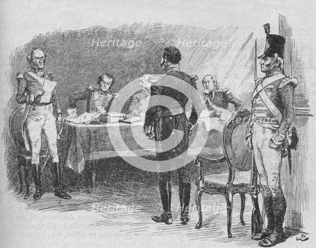 'General Whitelocke Was Tried By Court-Martial', 1902. Artist: Gordon Frederick Browne.