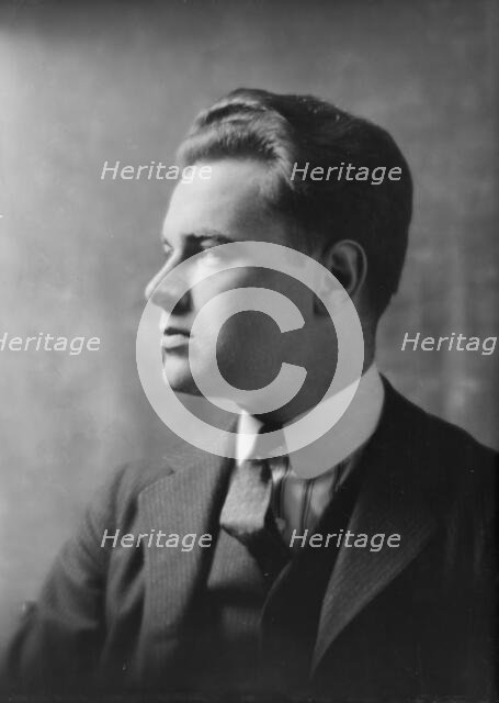 Mr. H.C. Strotz, portrait photograph, 1918 Feb. 7. Creator: Arnold Genthe.