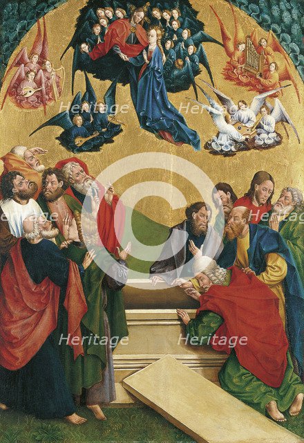 The Assumption of the Virgin. Artist: Koerbecke, Johann (ca. 1415-1491)