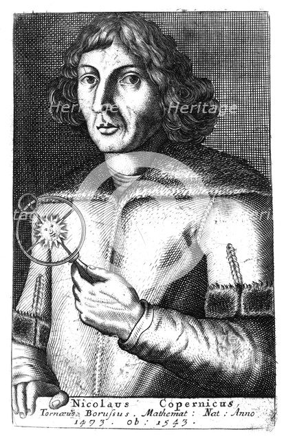 Nicolas Copernicus, Polish astronomer and mathematician. Artist: Unknown
