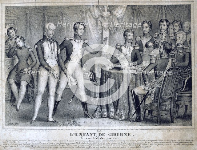 'The Counsel of War', 1818, 19th century. Artist: Unknown