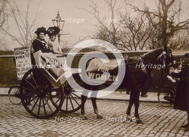'Votes for Women' demonstration, c1910. Artist: Unknown