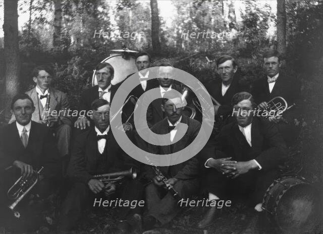 Lima Music Choir, Britt Edvin, Emil Samuelsson, Leonard Hansson, Mill- Johan Olsson...., 1917. Creator: Leonard Hansson.