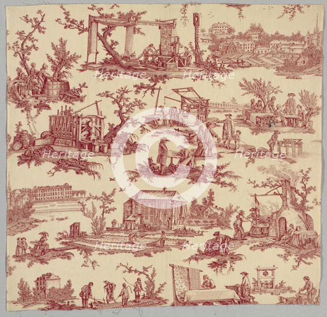 Les Travaux de la Manufacture, c. 1790s. Creator: Unknown.