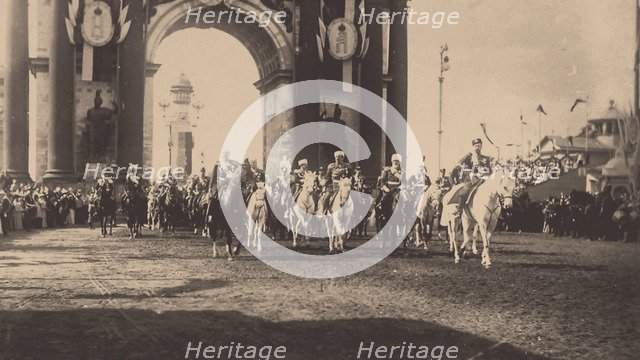 The Ceremonial Entry of Nicholas II in Moscow on May 9, 1896, 1896. Artist: Anonymous  