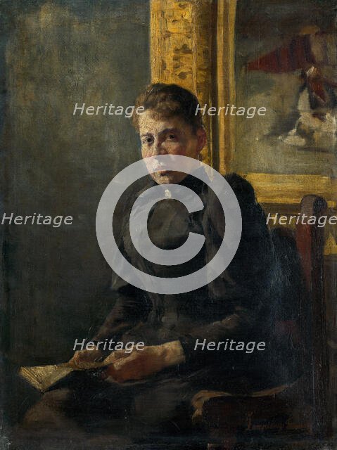 Portrait of a woman, 1840-1845. Creator: Teodor Zemplényi.