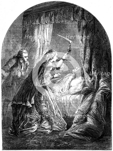 The death of Frederick, Prince of Wales (1707-1751), 1751 (19th century). Artist: Unknown