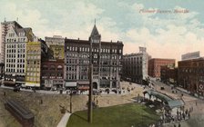 Pioneer Square, Seattle, Washington, USA, 1911. Artist: Unknown