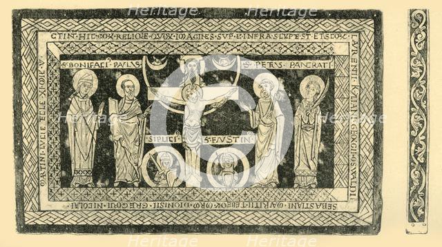 The Hildesheim Portable Altar, c1160-1170, (1881). Creator: W Jones.