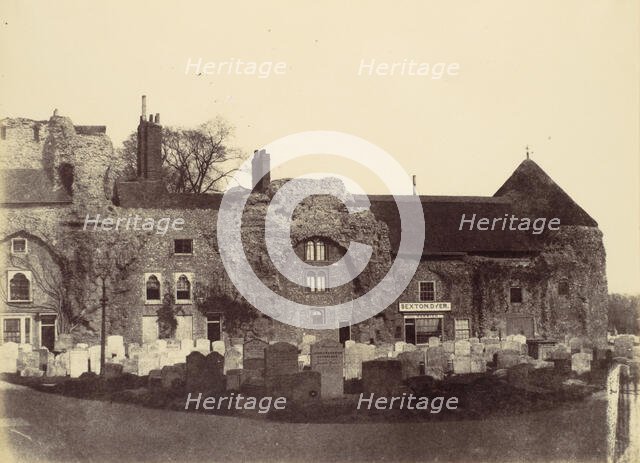 Conventual Buildings, Bury, 1858. Creator: Alfred Capel-Cure.