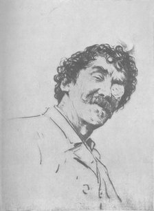 'Portrait Study', c1880, (1904). Artist: Mortimer L Menpes.
