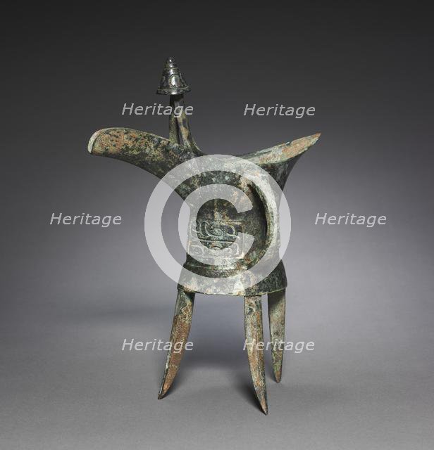 Wine Cup (Jue), c. 1400 BC. Creator: Unknown.