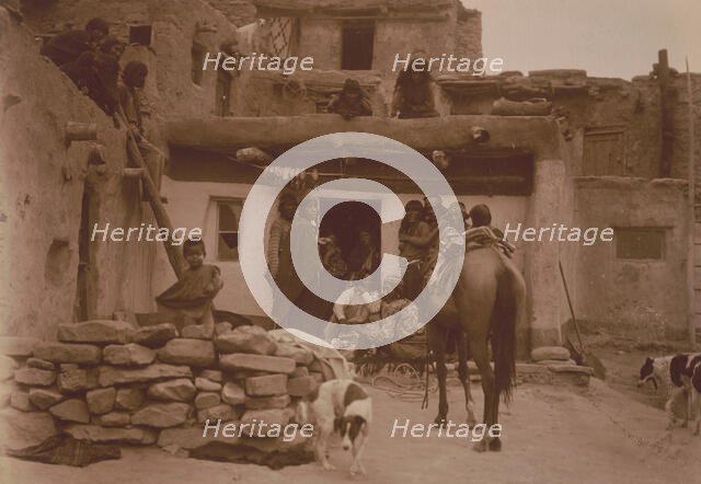 A visitor, c1905. Creator: Edward Sheriff Curtis.