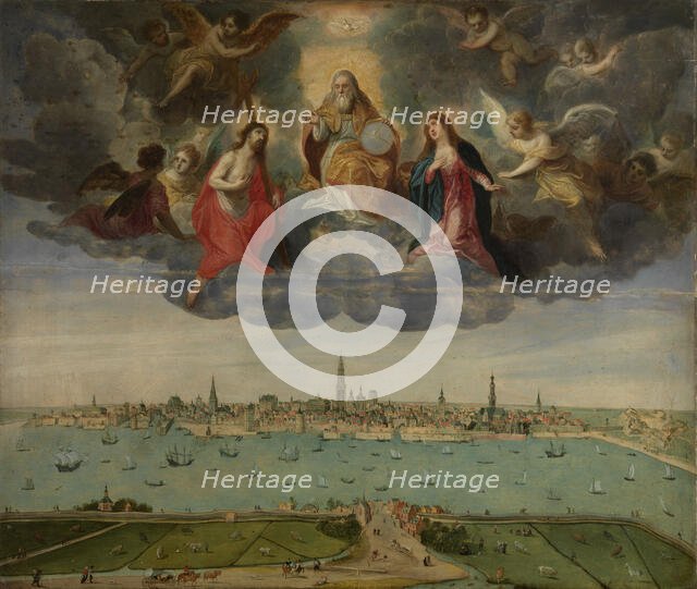 Antwerp and the Vlaams Hoofd , 1600. Creator: Grimmer, Abel (1570-1619).