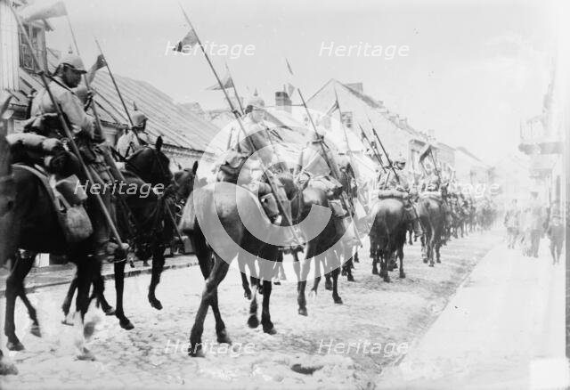 Germans in Lowicz, between 1914 and c1915. Creator: Bain News Service.