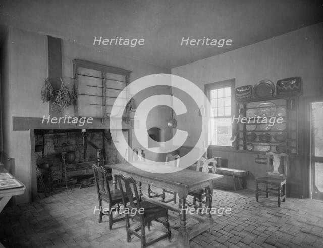 Martha Washington kitchen at Mt. Vernon, between 1900 and 1920. Creator: Unknown.