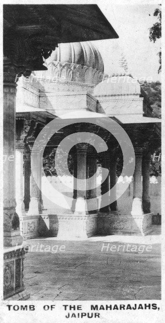 Tomb of the maharajahs, Jaipur, Rajasthan, India, c1925. Artist: Unknown