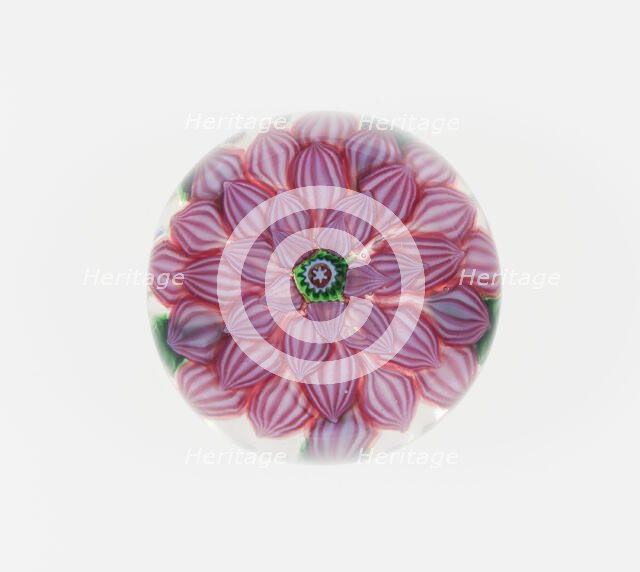 Paperweight, France, c. 1845-60. Creator: Saint-Louis Glassworks.