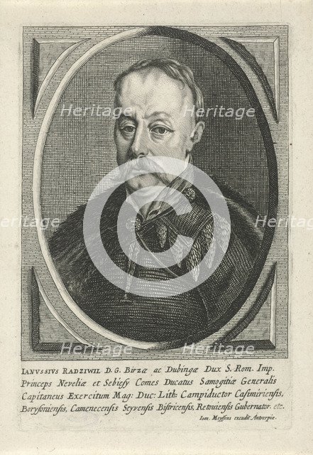 Portrait of Janusz Radziwill (1612-1655), c. 1650. Artist: Meyssens, Joannes (1612-1670)