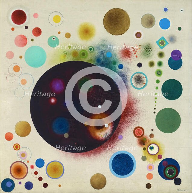 Dancing Balls, c1936-1938. Creator: Bauer, Rudolf (1889-1953).