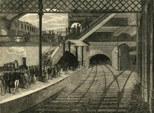 'King's Cross Underground Station in 1868', (c1876). Creator: Unknown.