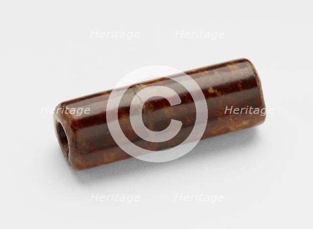 Cylindrical bead, Late Neolithic period, ca. 3300-2250 BCE. Creator: Unknown.