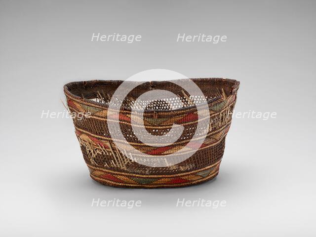 Basket, 1870-1886. Creator: Unknown.