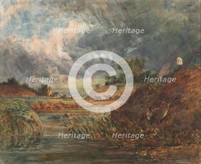 Hampstead Heath, 1800s. Creator: John Constable (British, 1776-1837), imitator of.