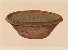 Bowl, c. 1937. Creator: Lloyd Charles Lemcke.