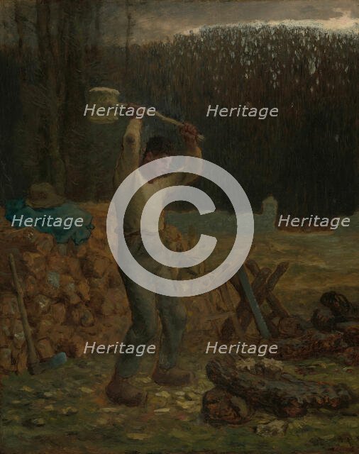 The Woodchopper, 1858/66. Creator: Jean Francois Millet.