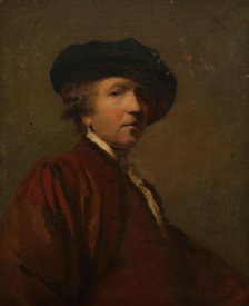 Self Portrait after Joshua Reynolds, c1750s. Creator: Unknown.